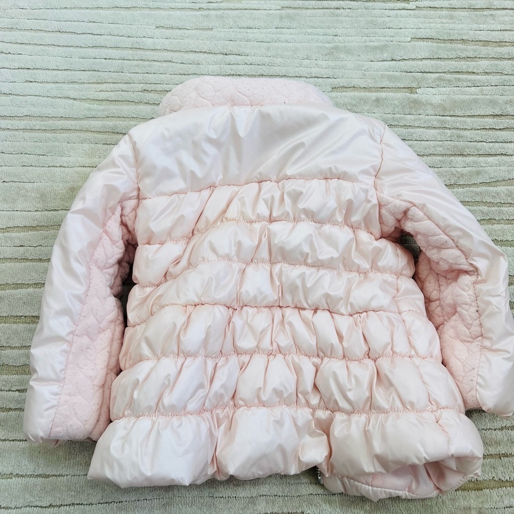 Cute Tahari 24 months girl's winter coat in light pink - Picture 2 of 8